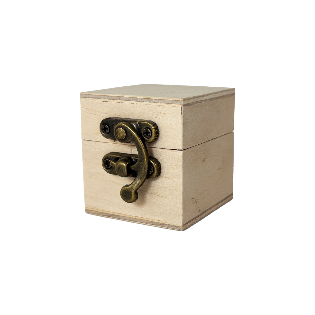 Дървена кутия 5х5х5см