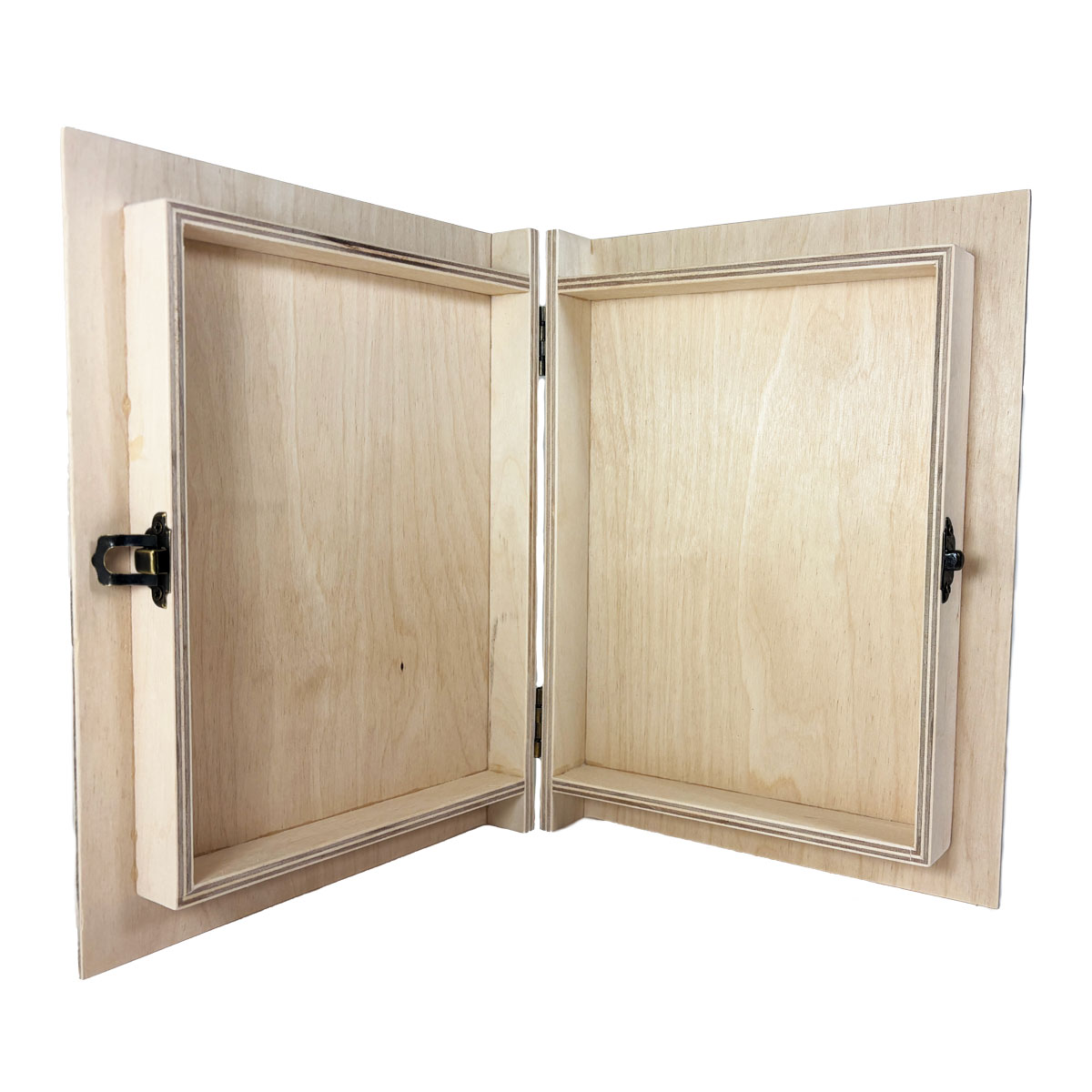 Дървена кутия книга - 18.5х25х5см